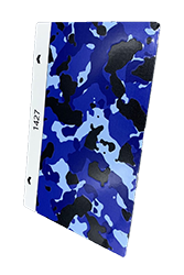 защитная пленка черно-синяя раскрасска пленка на заднюю часть корпуса черно-синяя раскрасска