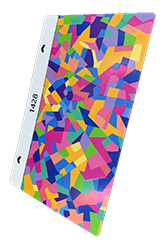 защитная пленка разноцветный узор пленка на заднюю часть корпуса разноцветный узор